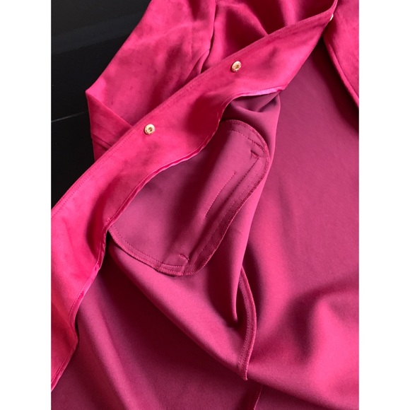 MatNew York faux suede red short coat, NWT, XS - Picture 11 of 12